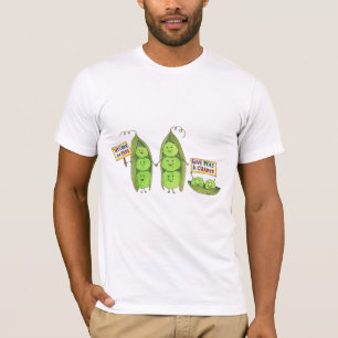 T-shirt Paix - Nous venons en petits pois