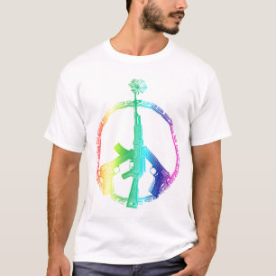 T-shirt Paix par guerre
