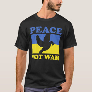 T-shirt Paix pas guerre Ukraine Paix Dove