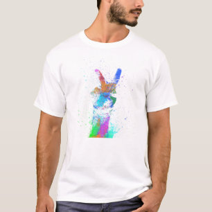 T-shirt Paix peinte