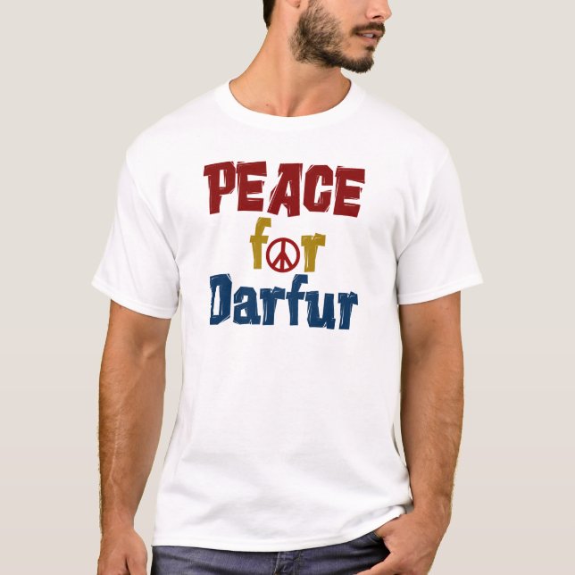 T-shirt Paix pour le Darfour 5 (Devant)