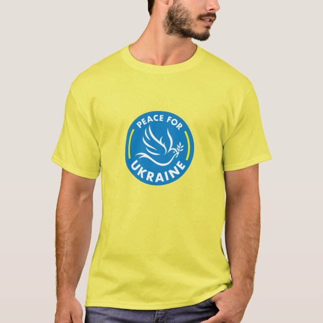 T-shirt Paix pour l'Ukraine (Devant)