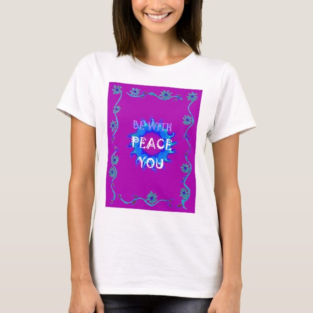 T-shirt Paix Sois avec toi (Devant)