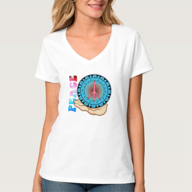 T-shirt Paix ~ Soleil (Devant)