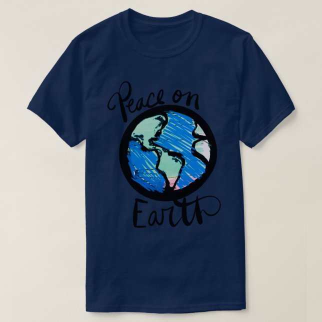 T-shirt Paix sur Terre (Design devant)