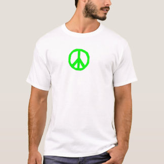 T-shirt PAIX - vert de chaux