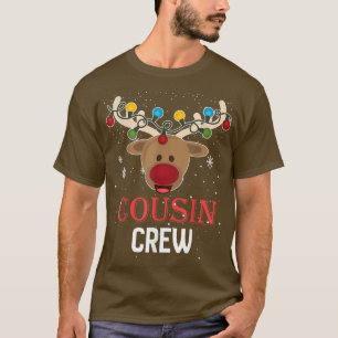 T-shirt Pajam Correspondant De L'Équipage De Cousin De Noë