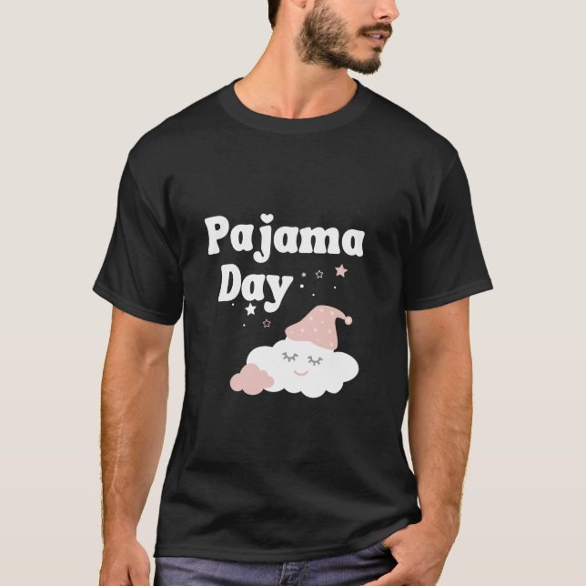 T-shirt Pajama Day School Spirit Week Cute Fun Cloud Ensei (Devant)