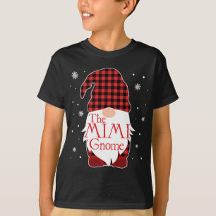 T-shirt Pajama de Noël cadeau de famille Mimi Gnome Buffal
