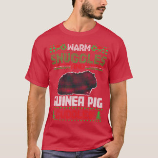 T-shirt Pajama de Noël de cochon de Guinée