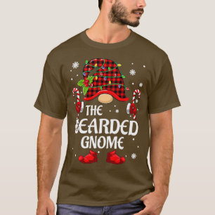 T-shirt Pajama de Noël de famille Gnome à poils