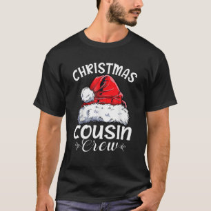 T-shirt Pajama de Noël de la famille Père Noël de Cousin C