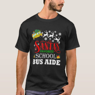 T-shirt Pajama de Noël de l'aide de l'autobus scolaire pr