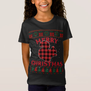 T-Shirt Pajama de Noël de l'Écureuil