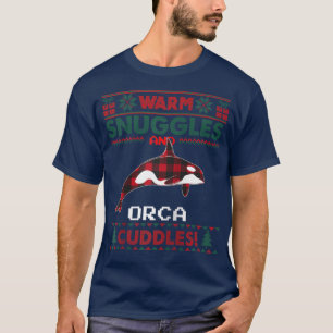 T-shirt Pajama de Noël Orca WhaleMauvais pull de Noël