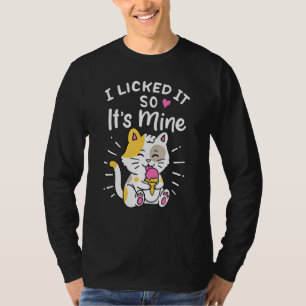 T-shirt Pajama Ice Cream Party Chat Je L'Ai Laché Donc Sa