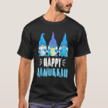 T-shirt Pajama juif Hanoukka Chanukah trois Gnomes heureux<br><div class="desc">Trois Gnomes heureux Hanoukka Chanukah Pajamas juifs</div>