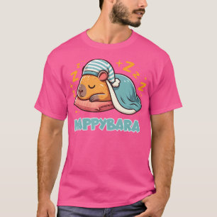 T-shirt Pajamas Capybara Pour Nap Napping Capybara Nappyba