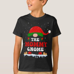 T-shirt Pajamas De Correspondance De Noël De La Mère Gnome