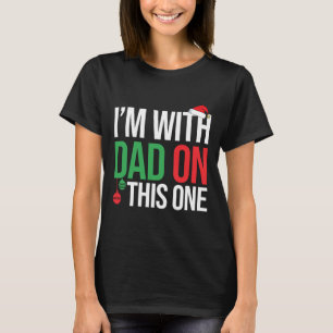 T-shirt Pajamas de Noël de famille qui correspondent Je su