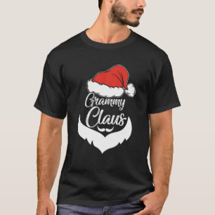 T-shirt Pajamas de Noël Grammy Claus Père Noël Costume Cad