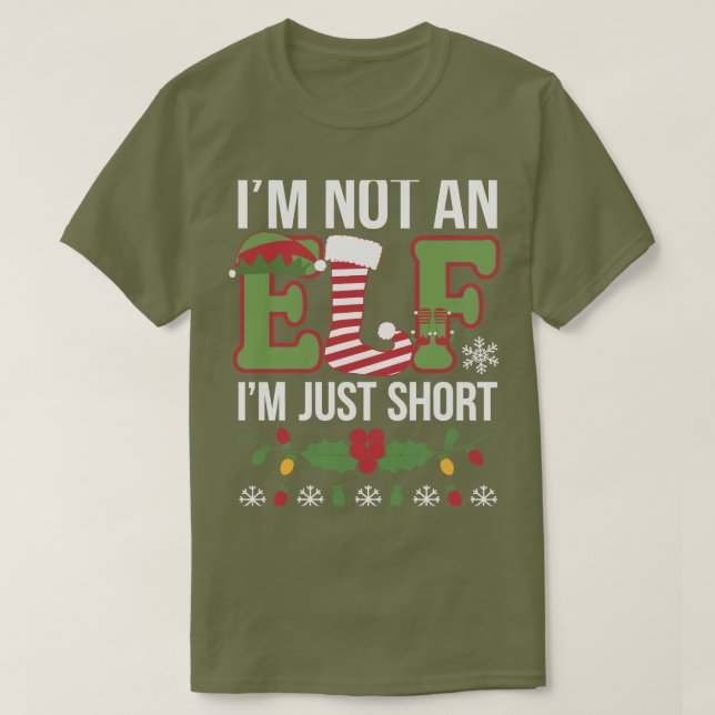 T-shirt Pajamas de Noël PJ Hommes Femmes Tee xmas (Design devant)