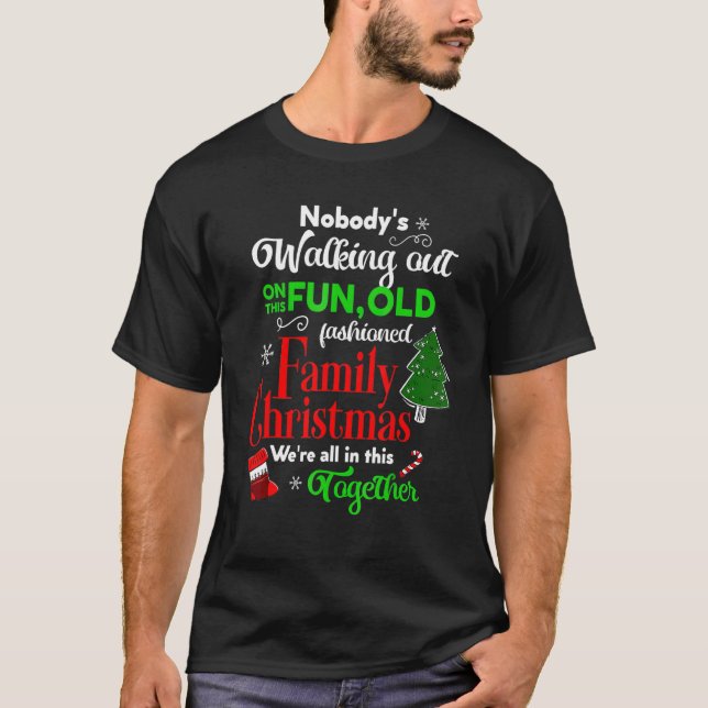 T-shirt Pajamas de vacances de Noël en famille Noël laid N (Devant)
