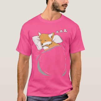 T-shirt Pajamas du renard couché Nap Fox