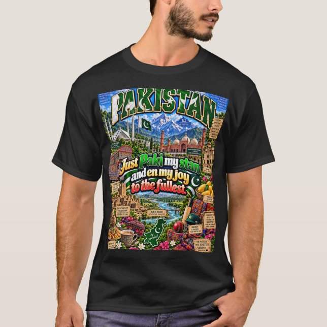 T-shirt Pakistan  (Devant)
