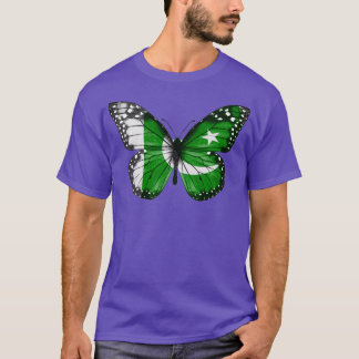 T-shirt Pakistan Drapeau Papillon Cadeau Pour Pakistanais