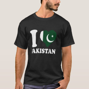 T-shirt Pakistan J'aime Pakistan Pakistani Pride Pakistani