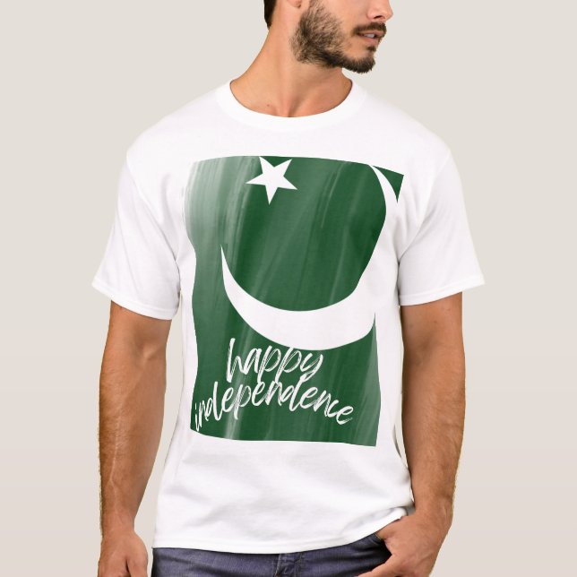 T-shirt Pakistan - Joyeux anniversaire de l'indépendance s (Devant)