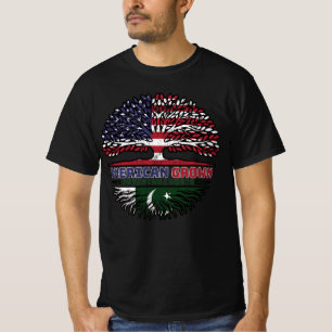T-shirt Pakistan Pakistanais États-Unis Américain USA État