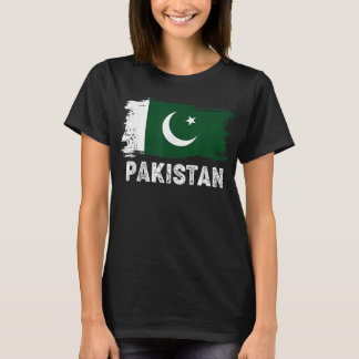 T-shirt Pakistan vintage Drapeau Fierté de la famille paki