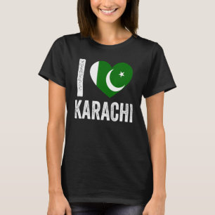 T-shirt Pakistanais patriotique Drapeau du Pakistan J'ai
