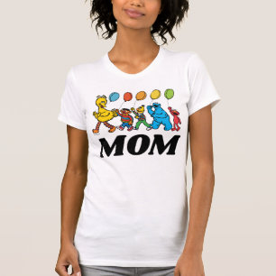 T-shirt Pal de rue Sésame Ballons d'anniversaire - Maman