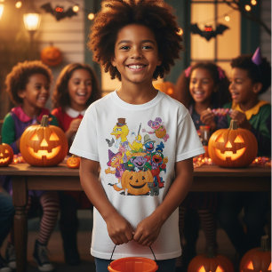 T-shirt Pal de rue Sésame Bonne Halloween