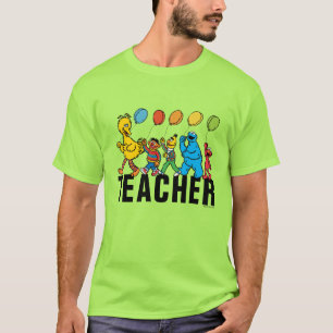 T-shirt Pal de rue Sésame   Professeur de ballons de fête