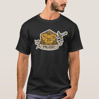 T-shirt Paladin D20 Class Crest