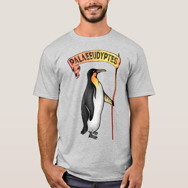 T-shirt Palaeeudyptes Pingouin disparu (Devant)