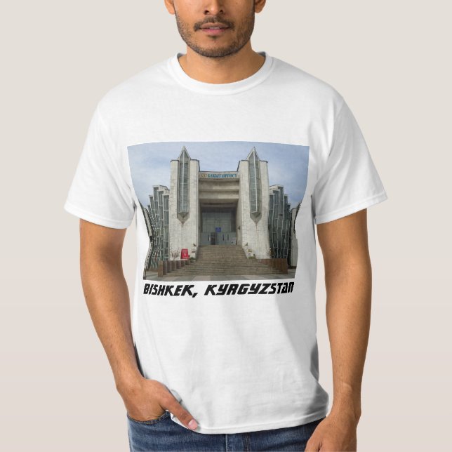 T-shirt Palais de mariage de Bichkek - Architecture soviét (Devant)