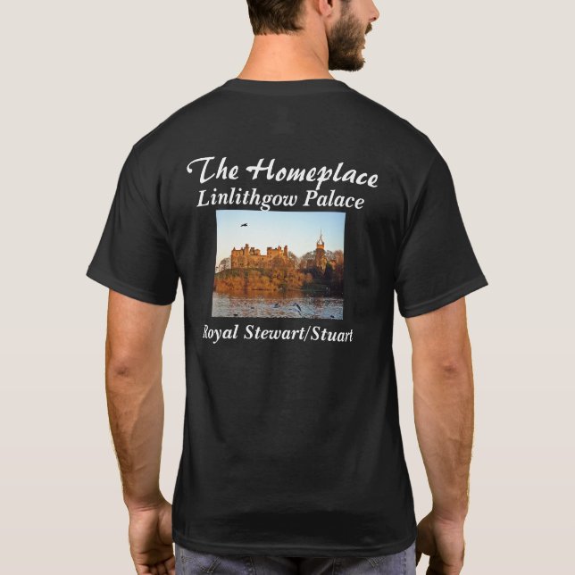 T-shirt Palais Linlithgow - Royal Stewart/Stuart (Dos)