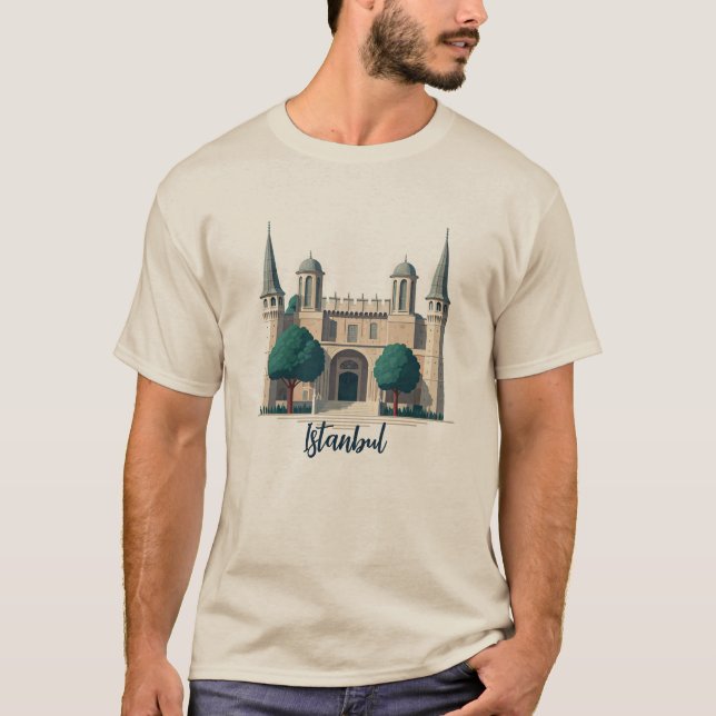 T-shirt Palais Topkapi d'Istanbul (Devant)