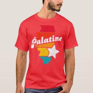 T-shirt Palatine Illinois Vintage Souvenir déshabillé 2