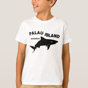 T-shirt Palau Island Plongée Sous-Marine Avec Requins
