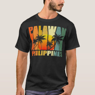 T-shirt Palawan Island Philippines Retro Vintage Tropical 
