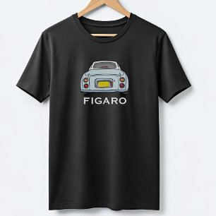 T-shirt Pale Aqua Figaro Nom de voiture Figarations T-shir