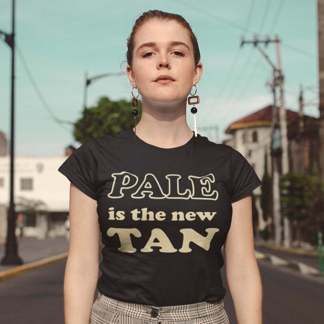 T-shirt Pale Est Le Nouveau Tan (Créateur téléchargé)