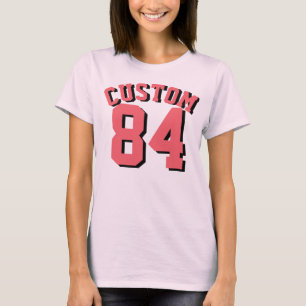 T-shirt Pâle - rose et conception du Jersey de sports des
