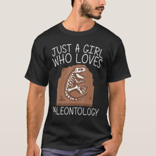 T-shirt Paléontologie cool Pour Filles Enfants Dinosaure B